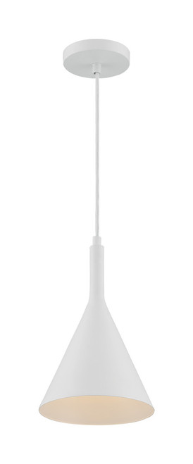 Satco | 60-7137 | Lightcap 1 Light Small Pendant Matte White