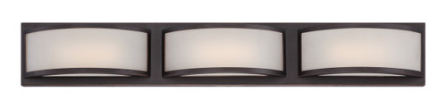 Satco | 62-316 | Mercer 3 LED Wall Sconce Frosted Glass