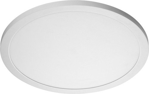 Satco | 62-1192 | 30W 19 in. Flush Mount LED Fixture 3000K Round Shape White Finish
