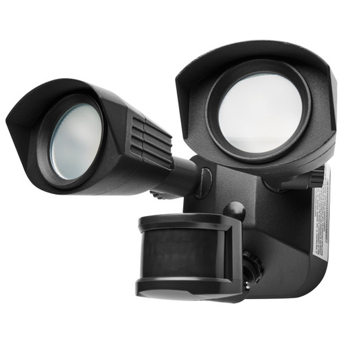 Satco | 65-221 | LED Security Light Dual Head Black Finish