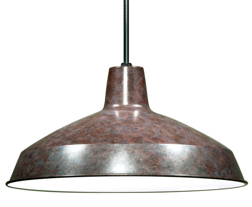 Satco | SF76-662 | 1 Light 16" Pendant Warehouse Shape Old Bronze Finish