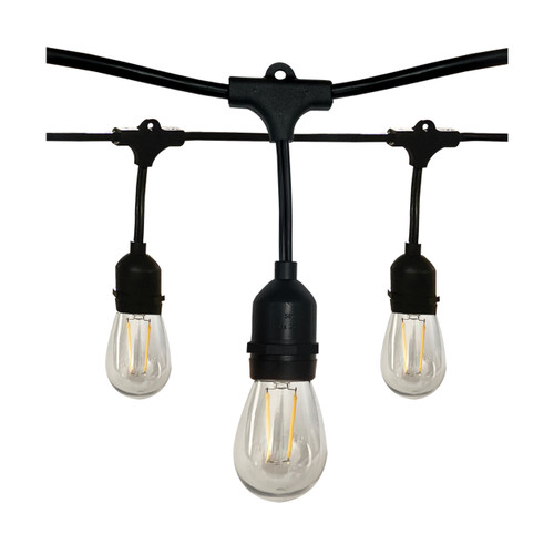 Satco | S8020 | 24FT LED String Light 12-Light Filament LED Plug