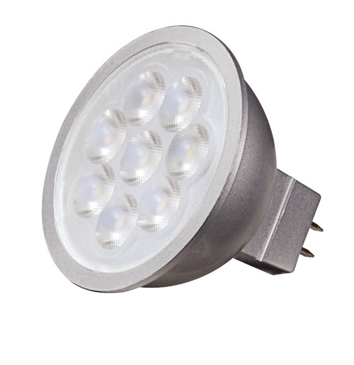Satco | S9493 | 6.5 Watt LED MR16 LED 4000K 25 deg. Beam Angle GU5.3 Base