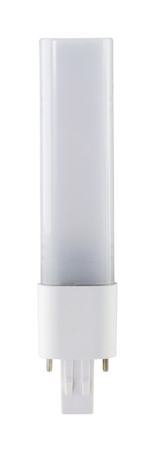 Satco | S11550 | 5.5 Watt LED PL 2-PIN Dual Mode 2700K 500 Lumens GX23 Base