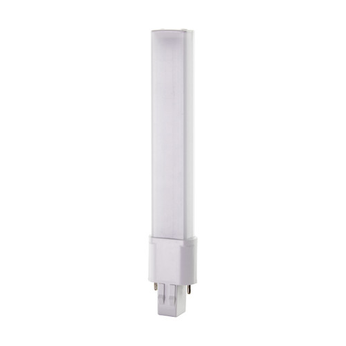 Satco | S28728 | 6 Watt LED PL 2-PIN 4000K 600 Lumens GX23 Base