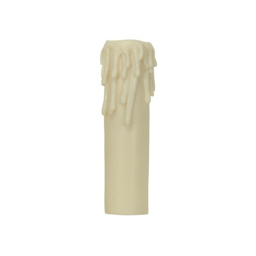 Satco | 80-1627 | Edison Base Resin Half Drip Ivory Finish