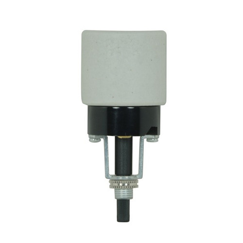 Satco | 80-1755 | Bottom Turn Knob Socket Phenolic and Porcelain Shell