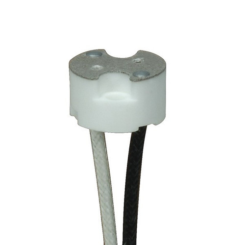 Satco | 80-1873 | G8 Porcelain Halogen Socket 6" Leads 1000W
