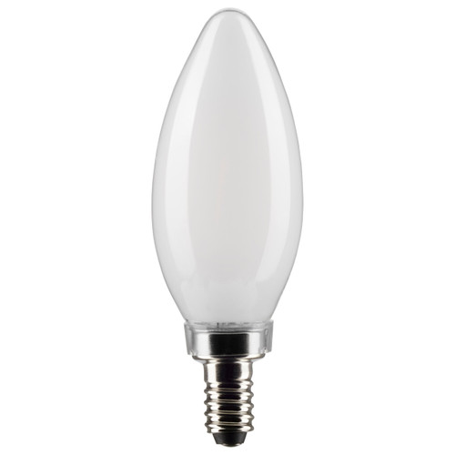 Satco | S21824 | 4W B11 LED Frost Candelabra 3000K 350 Lumens 120V 2-Pack