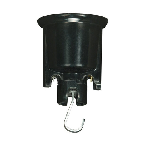 Satco | 80-2080 | Medium Base Pressure Fit with Hook 2" Socket