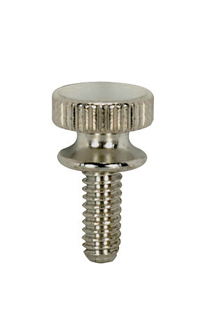 Satco | 80-2180 | Solid Brass Thumb Screw Flat Head 8/32 3/8" L Chrome