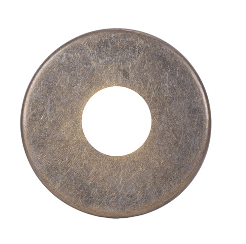 Satco | 80-2179 | Steel Check Ring Curled Edge 1/8 IP Slip Antique Brass Finish