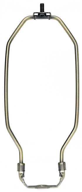 Satco | 80-2293 | Heavy Duty Harp Antique Brass Finish 9-1/2" Height