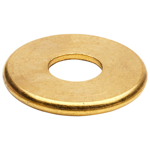 Satco | 90-1090 | Turned Brass Check Ring 1/8 IP Slip Burnished and Lacquered 1
