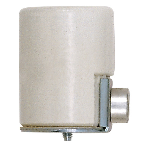 Satco | 90-1108 | Porcelain Socket with Side Outlet and Bushing 660W