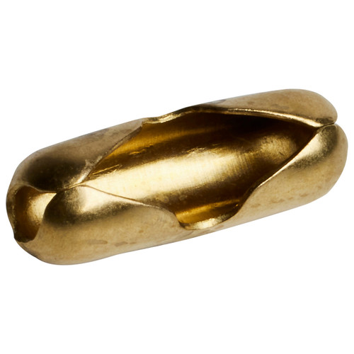 Satco | 90-129 | Connector For #6 Beaded Chain Brass Plated