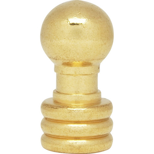 Satco | 90-1386 | Ball Knob Finial Burnished 1-1/8" Height