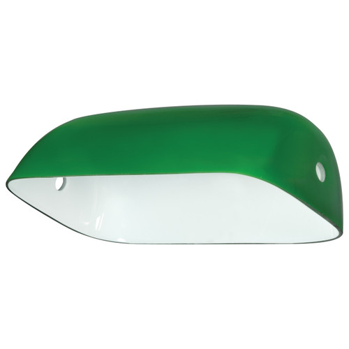 Satco | 50-667 | Cased Pharmacy Glass Shade Green Glass