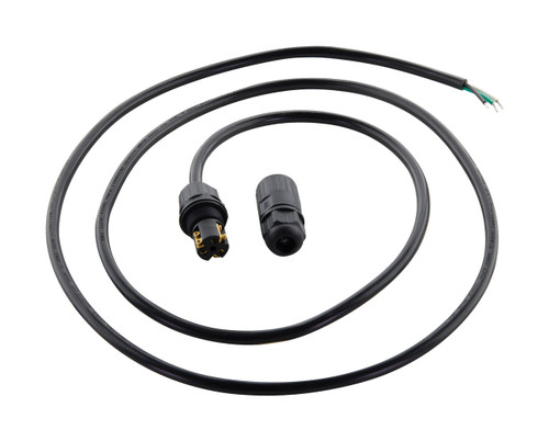 Satco | 65-199 | Whip Connector 5.5 ft. IP68 Rated Black
