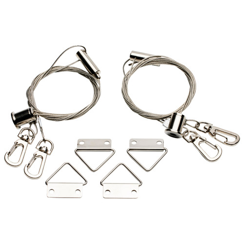 Satco | 65-591 | 4 Suspension Kit for LED Backlit Flat Panel Fixtures