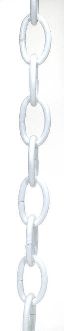Satco | 79-466 | 4 Ga. Chain White Finish 1 yd. Len 13/4 in. Link Len 11/8 in.