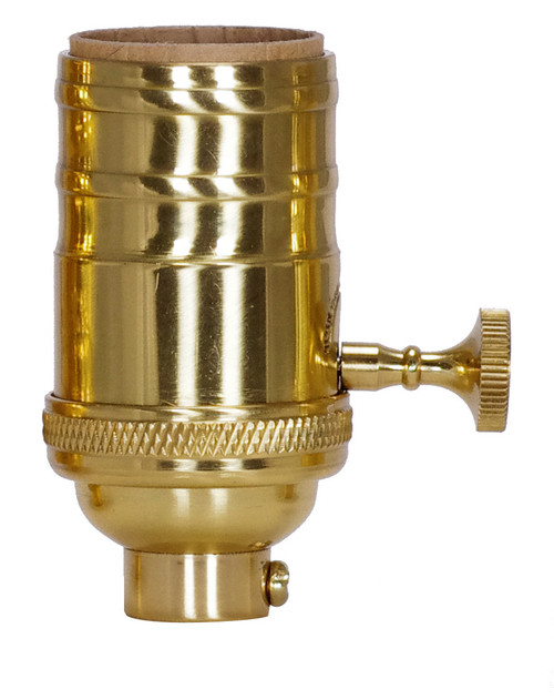 Satco | 80-1062 | On-Off Turn Knob Socket w/Removable Knob
