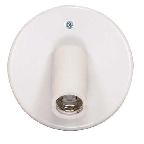 Satco | SF77-601 | 1-Light Swivel Fixture White Finish