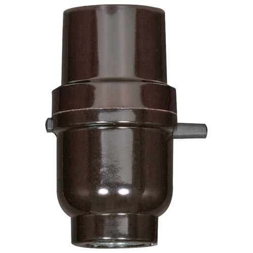 Satco | 80-1110 | Push Thru Socket Phenolic 660W