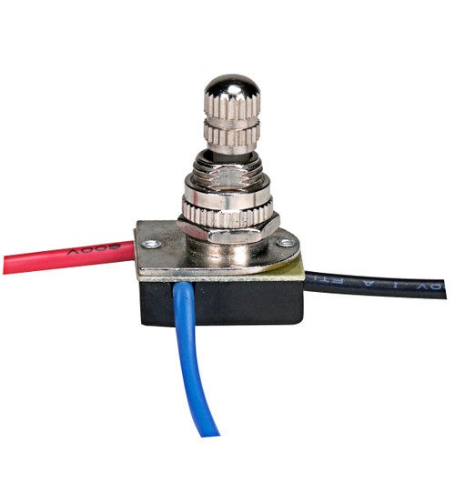 Satco | 80-1137 | 3-Way Metal Rotary Switch 2 Circuit 4 Position 6A-125V