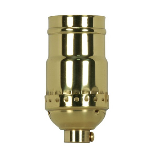 Satco | 80-1175 | 3-Way Keyless Socket Stamped Solid Brass