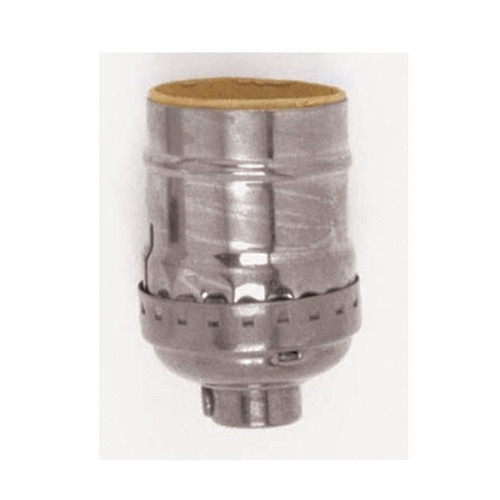Satco | 80-1178 | Short Keyless Socket Polished Nickel