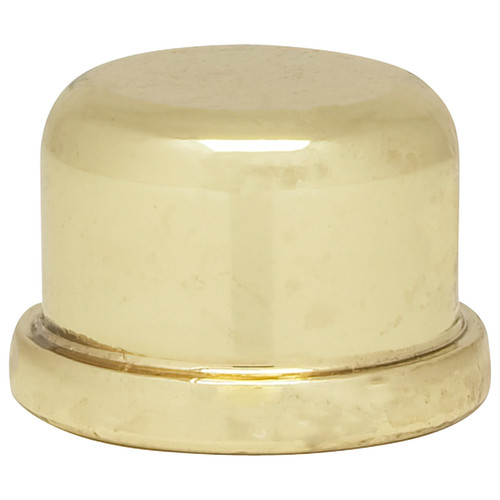 Satco | 80-1181 | 1/2" Finial Zinc Die Cast 1/4-27 Polished Brass