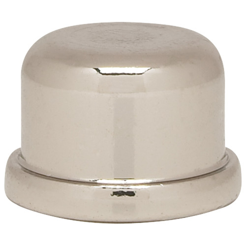 Satco | 80-1182 | 1/2" Finial Zinc Die Cast 1/4-28 Nickel Finish