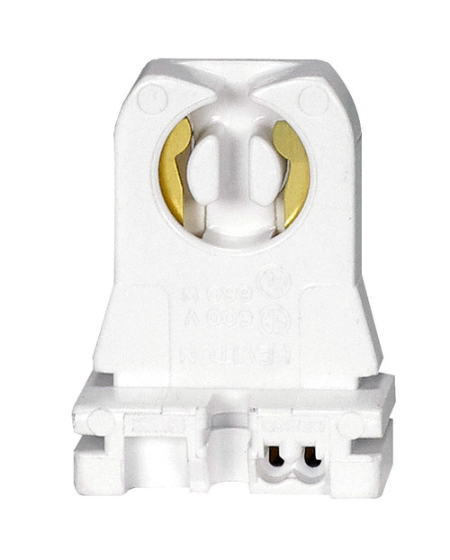 Satco | 80-1255 | Medium Profile Fluorescent Lampholder T8/T12 Shunted 660W