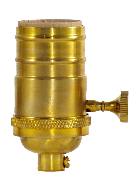 Satco | 80-1321 | On-Off Turn Knob Socket Unfinished