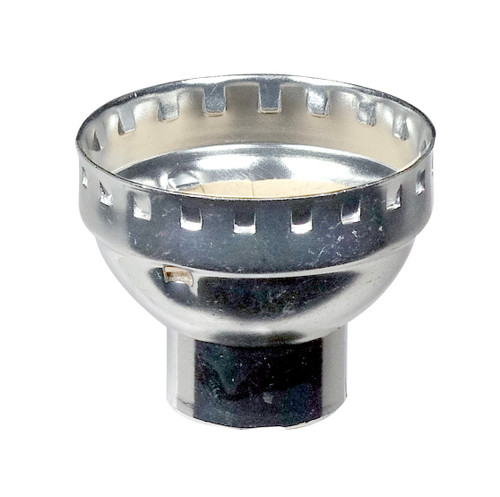 Satco | 80-1437 | Aluminum Cap with Paper Liner 1/4 IP Less Set Screw Nickel Finish