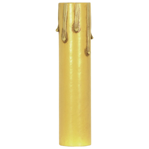 Satco | 80-1454 | Drip Paper Candle Cover Ivory
