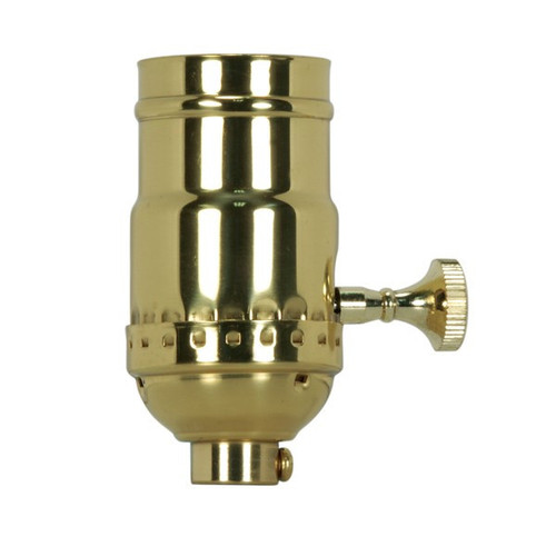Satco | 80-1462 | Hi-Low Turn Knob Socket For A Type Bulb