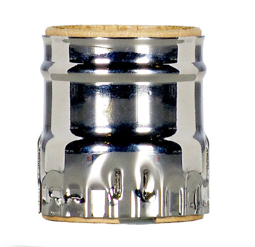 Satco | 80-1472 | 3 Piece Brass Shell Short Keyless Polished Nickel