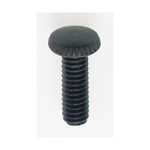 Satco | 90-025 | Steel Knurled Head Thumb Screw 8/32 1/2" Length Black Finish