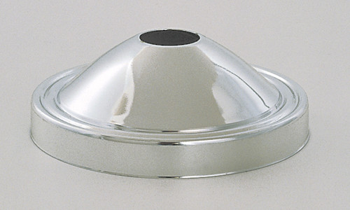Satco | 90-050 | Plain Deep Fixture Canopy Chrome 5" D