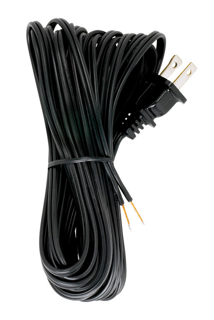 Satco | 90-1536 | 18/2 SPT-1-105C All Cord Sets Molded Plug Tinned Tips 3/4