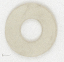 Satco | 90-156 | Rubber Washer 1/8 IP Slip White Finish 2"