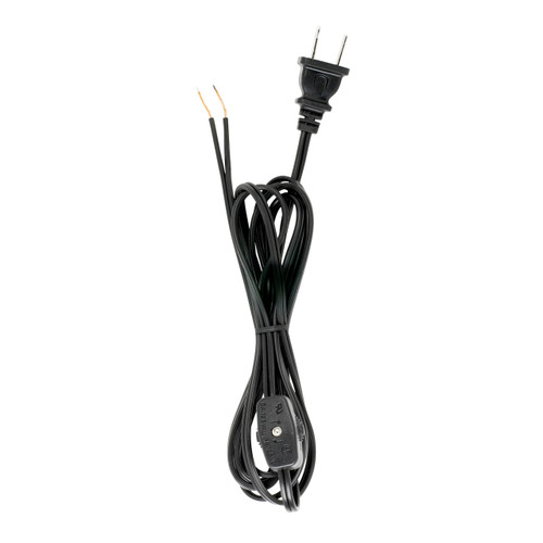 Satco | 90-1583 | 8 Ft. Cord Sets with Line Switches Molded Plug