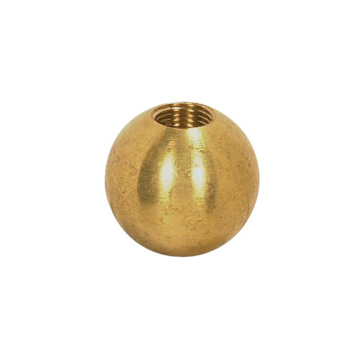 Satco | 90-1625 | Brass Ball 1/2" D 8/32 Tap Unfinished