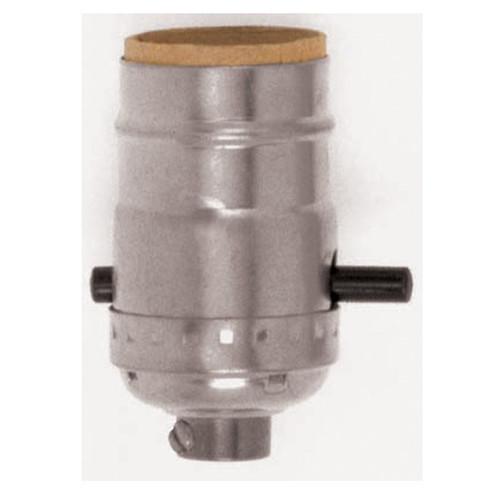 Satco | 90-1667 | On-Off Push Thru Socket with Set Screw Assembled