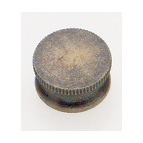 Satco | 90-168 | Brass Lock-Up Cap 1/8 IP 9/16" D 1/4" H Antique Brass