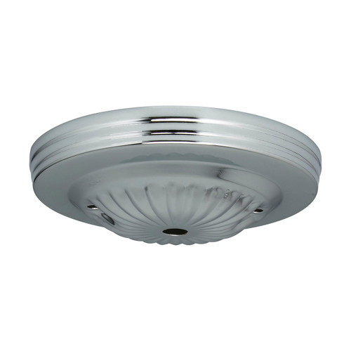 Satco | 90-1681 | Ribbed Canopy Chrome Finish 5" D
