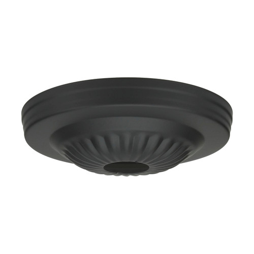 Satco | 90-1686 | Ribbed Canopy Black Finish 5" D 1-1/16" Hole