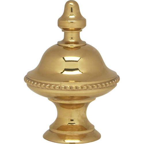 Satco | 90-1735 | Urn Finial 1-7/16" Height Polished Brass